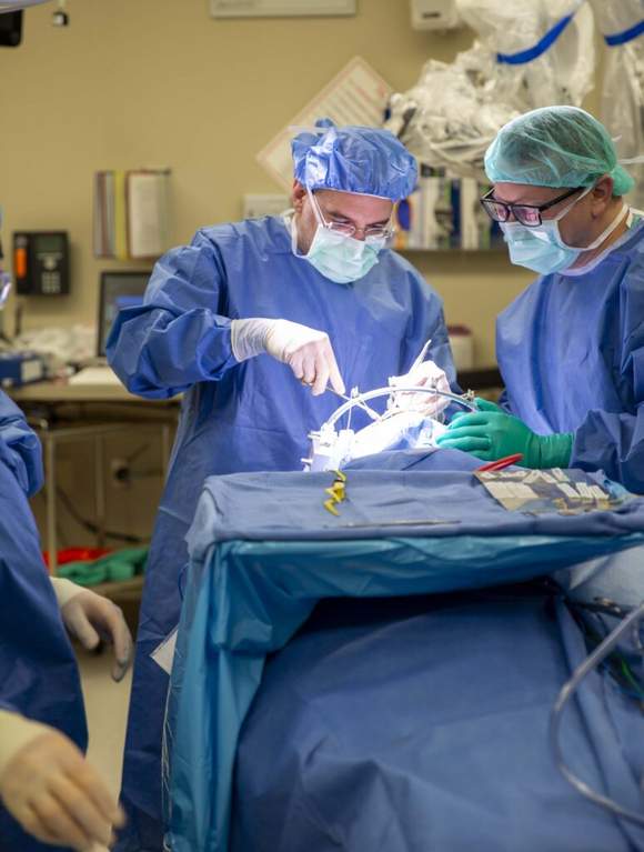 Dr. Hedayat in Angiogram Suite