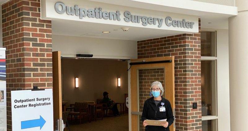 patients and visitors surgery desk