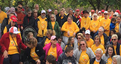 heart & stroke walk group